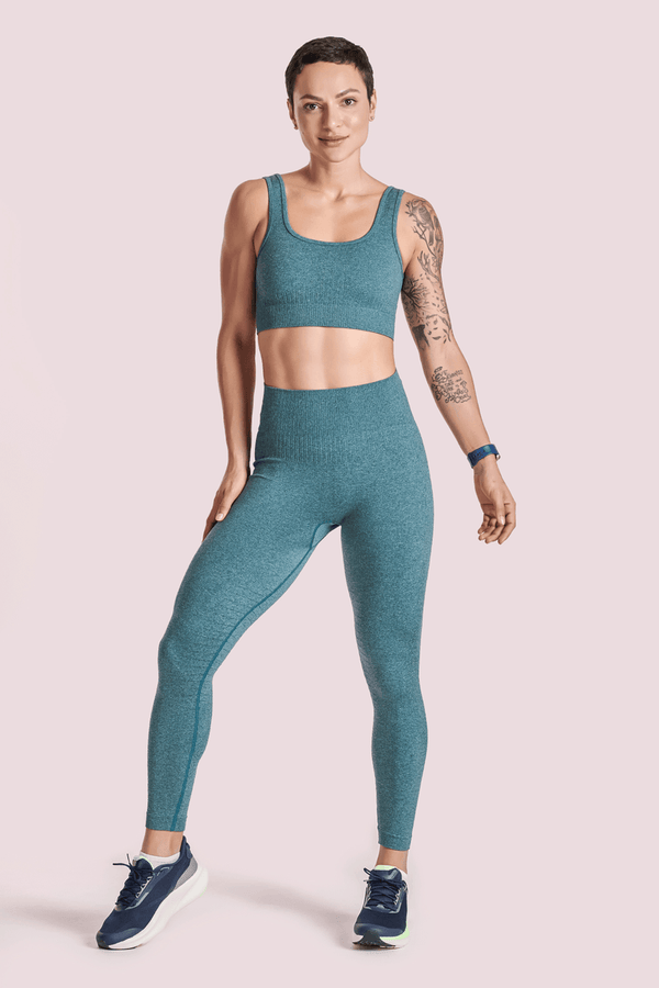 Conjunto Top e Calça Legging Lsport Duelle Seamless