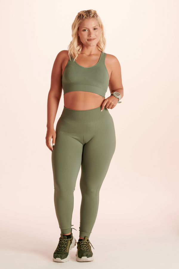 Conjunto Top e Calça Legging Seamless Basic